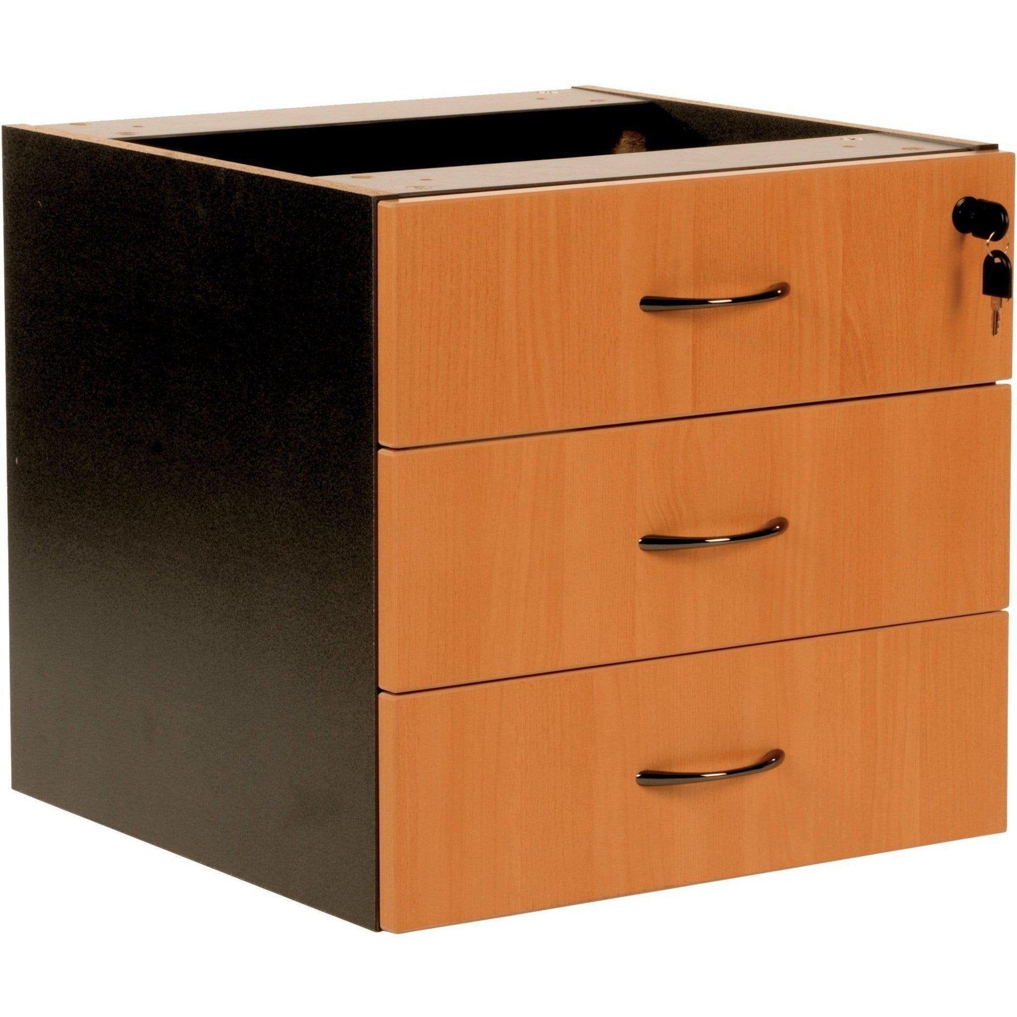Logan Fixed Pedestal - 3 Drawer