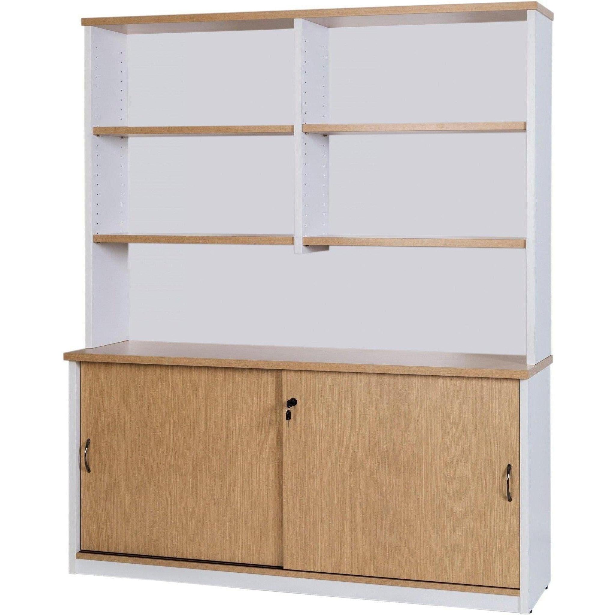 Logan Credenza - Oak/White