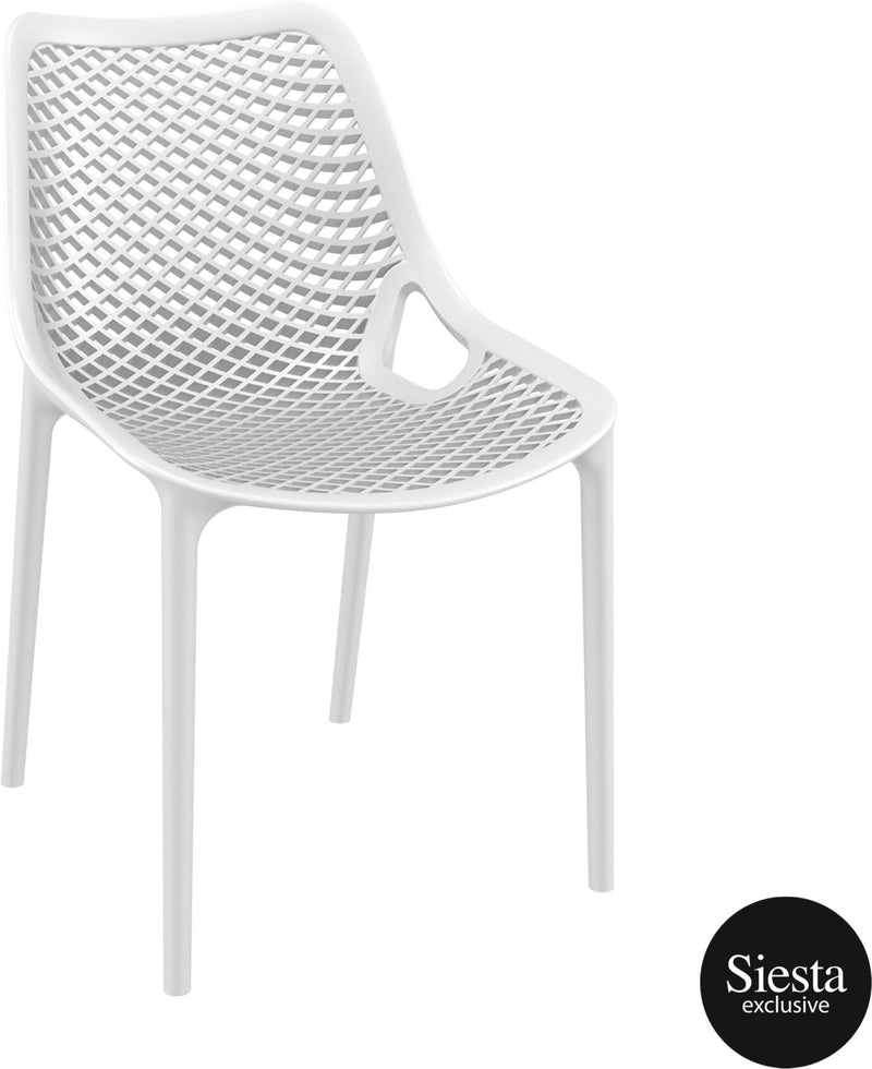 Ares Outdoor Table Setting with Air Chair