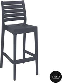 5 Piece Outdoor Bar Table Setting with Ares Barstools