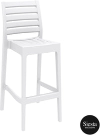 5 Piece Outdoor Bar Table Setting with Ares Barstools