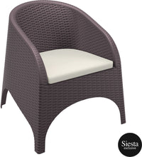 5 Piece Outdoor Tub Chair Setting Aruba Armchair