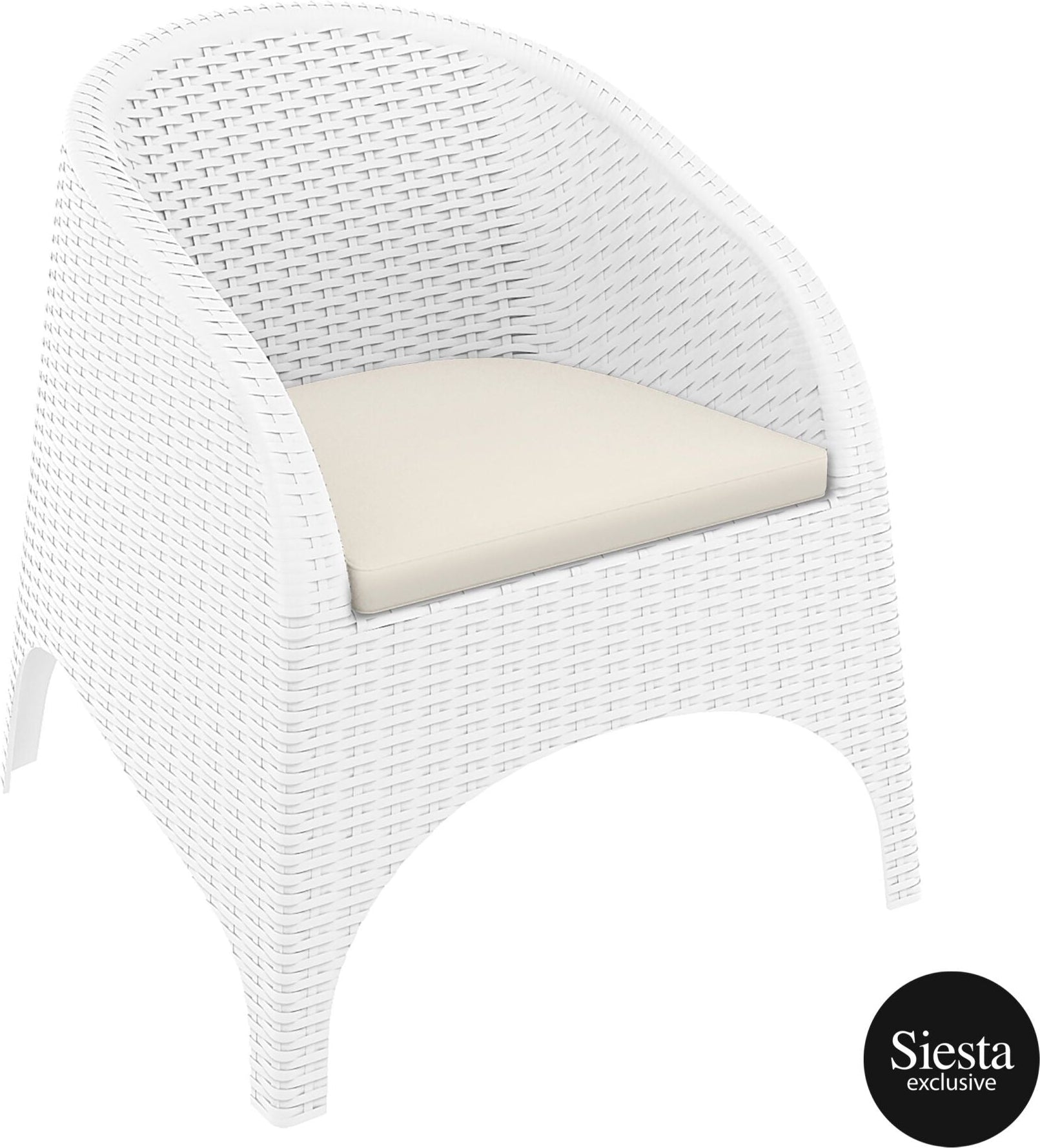 5 Piece Outdoor Tub Chair Setting Aruba Armchair