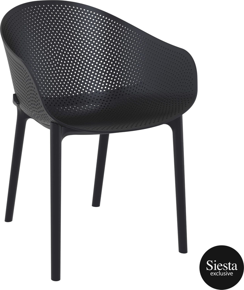 Vegas Outdoor 6 Seater Armchair Setting