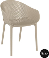 Sky 3 Seat Outdoor Table Setting