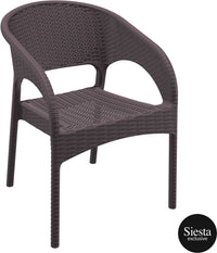 4 Piece Balcony Setting with Panama Armchair