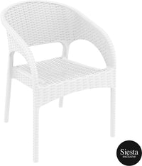 4 Piece Balcony Setting with Panama Armchair