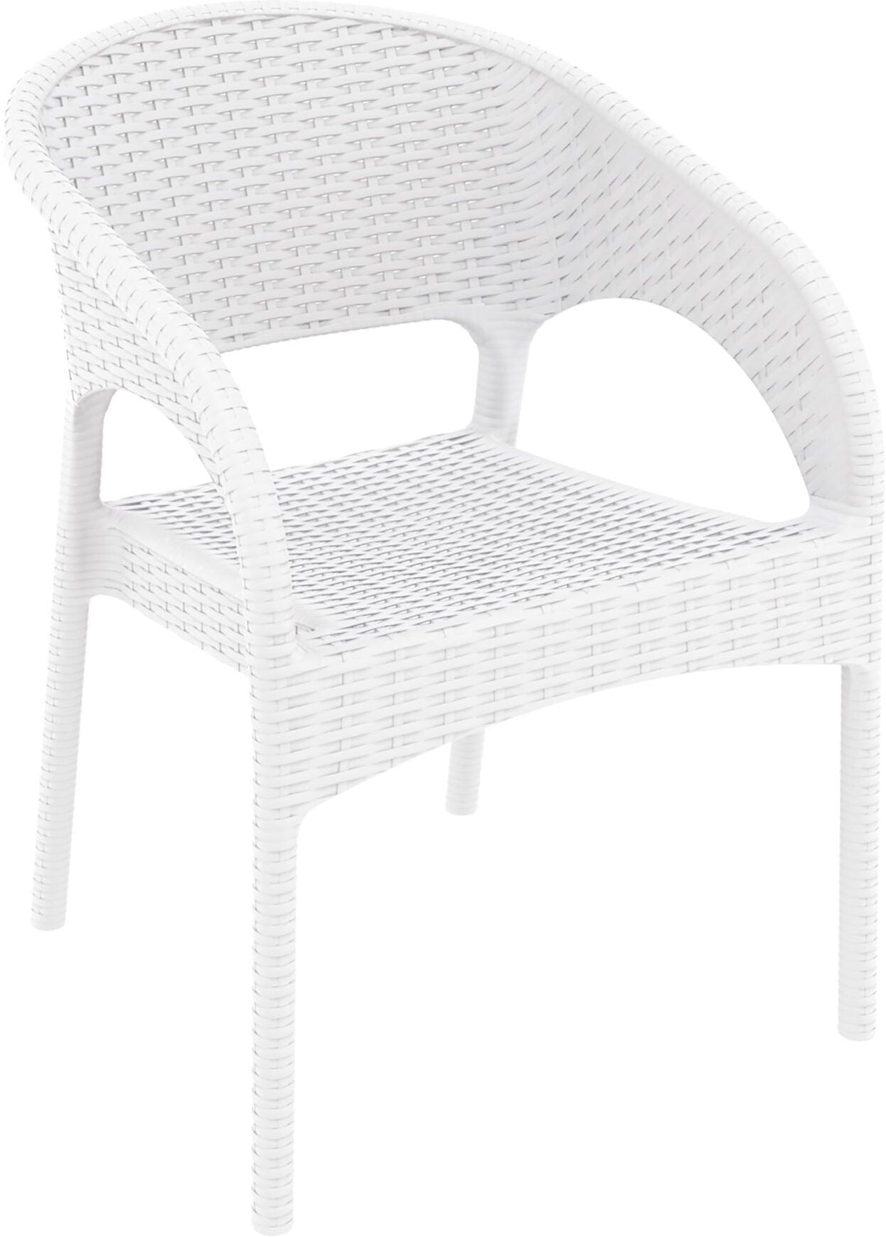 Resin Rattan 3 Piece Chat Setting with Panama Armchair