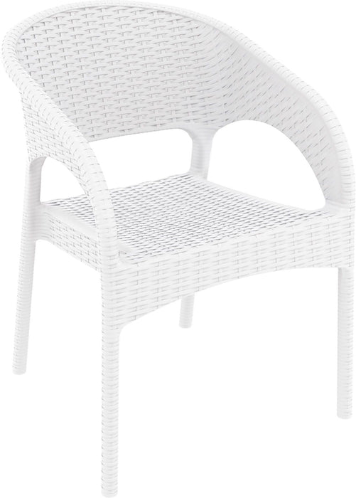 7 Piece Rattan Table Setting Package with Panama Armchairs