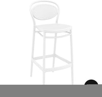 Sky Bar Table 3 Piece Set with Marcel 75 Barstools