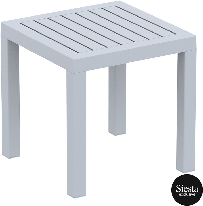 2 Piece Pacific Sun Lounger with Ocean Side Table Set