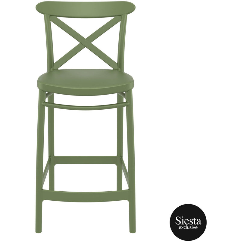 Cross Bar Stool 65