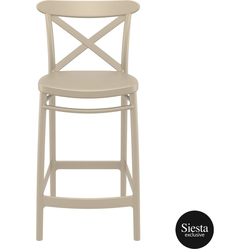Cross Bar Stool 65