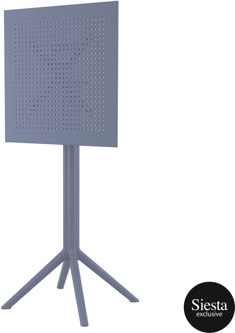 Sky Bar Table 3 Piece Set with Cross 75 Barstools