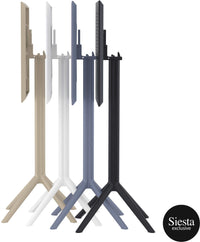 Sky Bar Table 3 Piece Set with Cross 75 Barstools