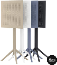 Sky Bar Table 3 Piece Set with Marcel 75 Barstools