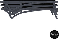 3 Piece Pacific Sun Lounger with Ocean Side Table Package