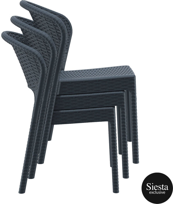 Resin Rattan 3 Seat Outdoor Setting with Daytona Chair