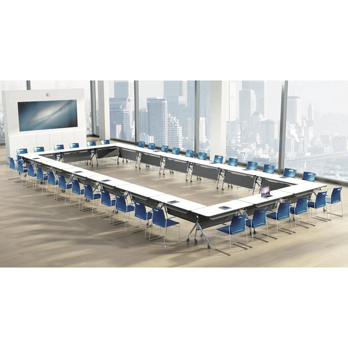 Syncline Folding Desks with Modesty Panel