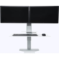 Uprite Ergo Sit2Stand Electric Dual Monitor Riser