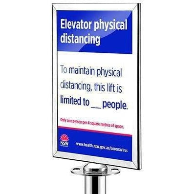 Little Buddy Q A4 Sign Top